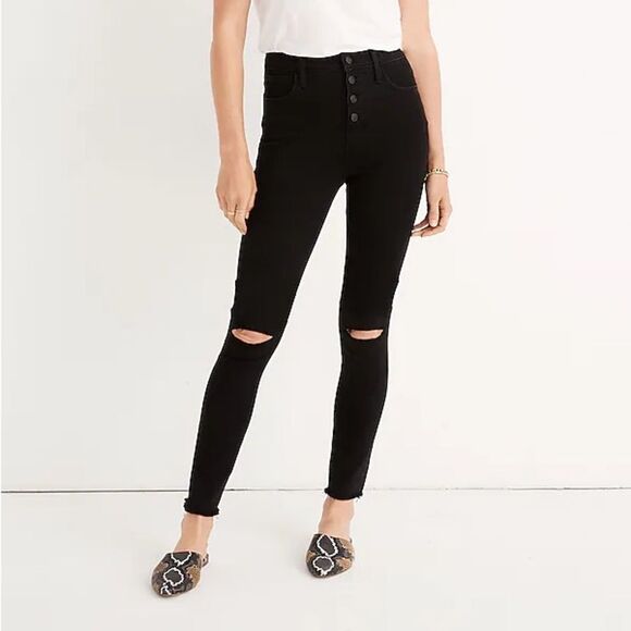 Madewell Petite 10" High-Rise Roadtripper Jeggings 28 - Picture 1 of 13